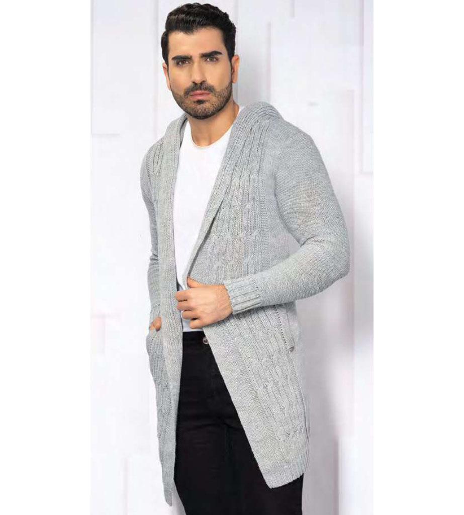 Sweater gabán capucha Hombre - Image 2