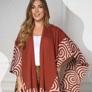 Ruana doble faz círculos