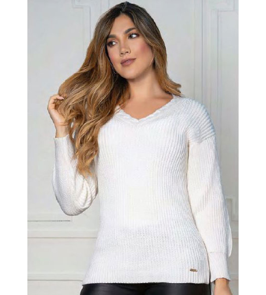 Sweater cuello en V - Image 2