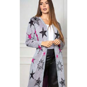 Sweater gabán estrellas