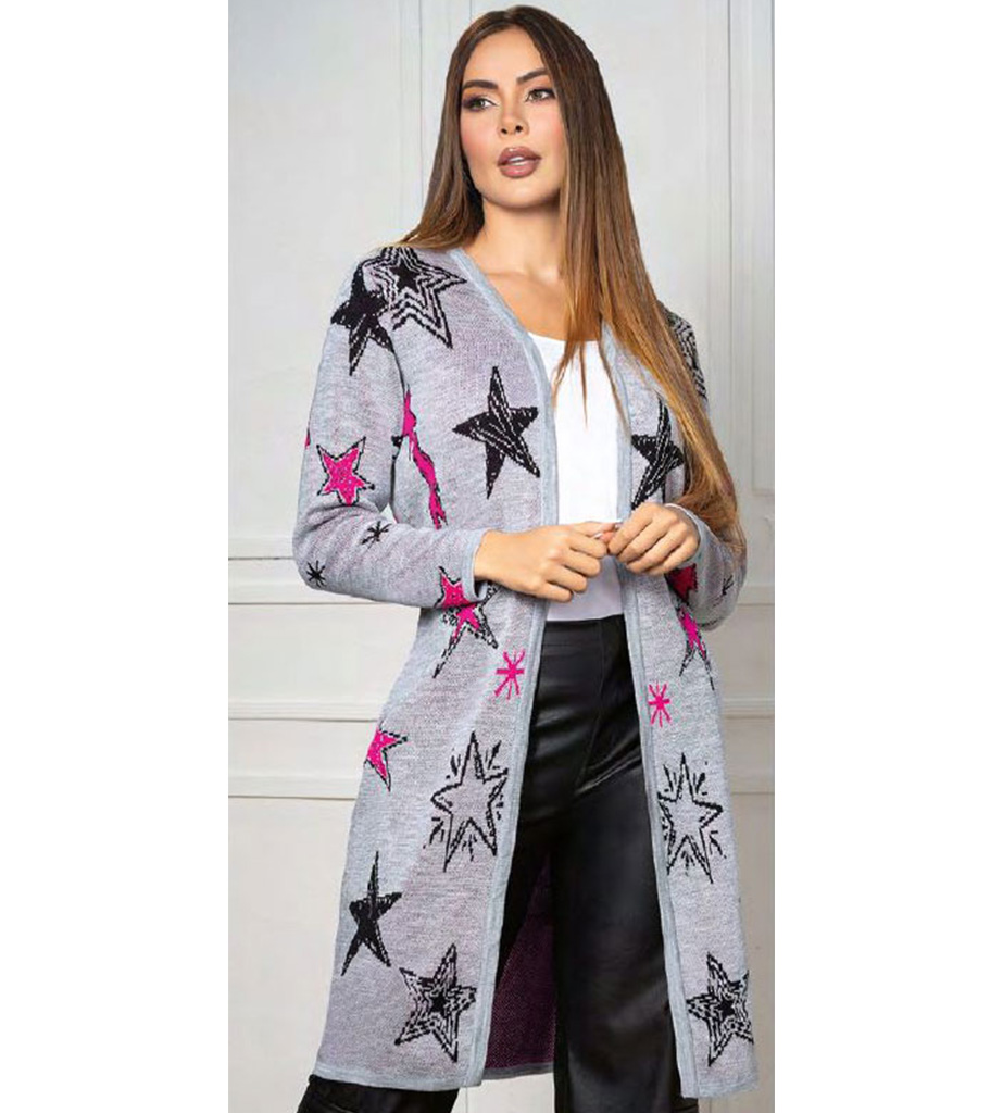 Sweater gabán estrellas
