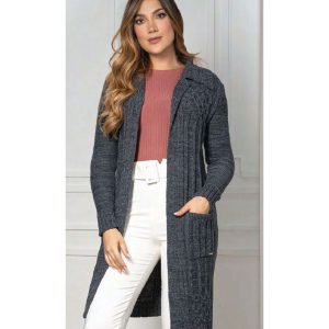Sweater gabán vertical