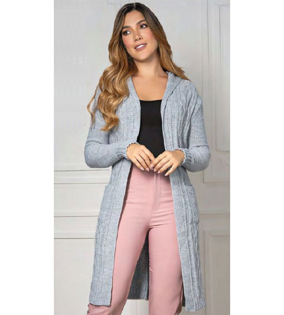 Sweater gabán capucha clásico - Image 2
